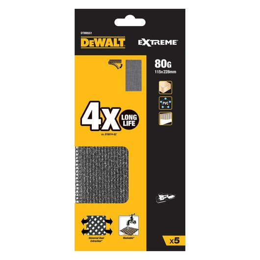 Verpackung von Dewalt-DTM8551-Schleifgitter
