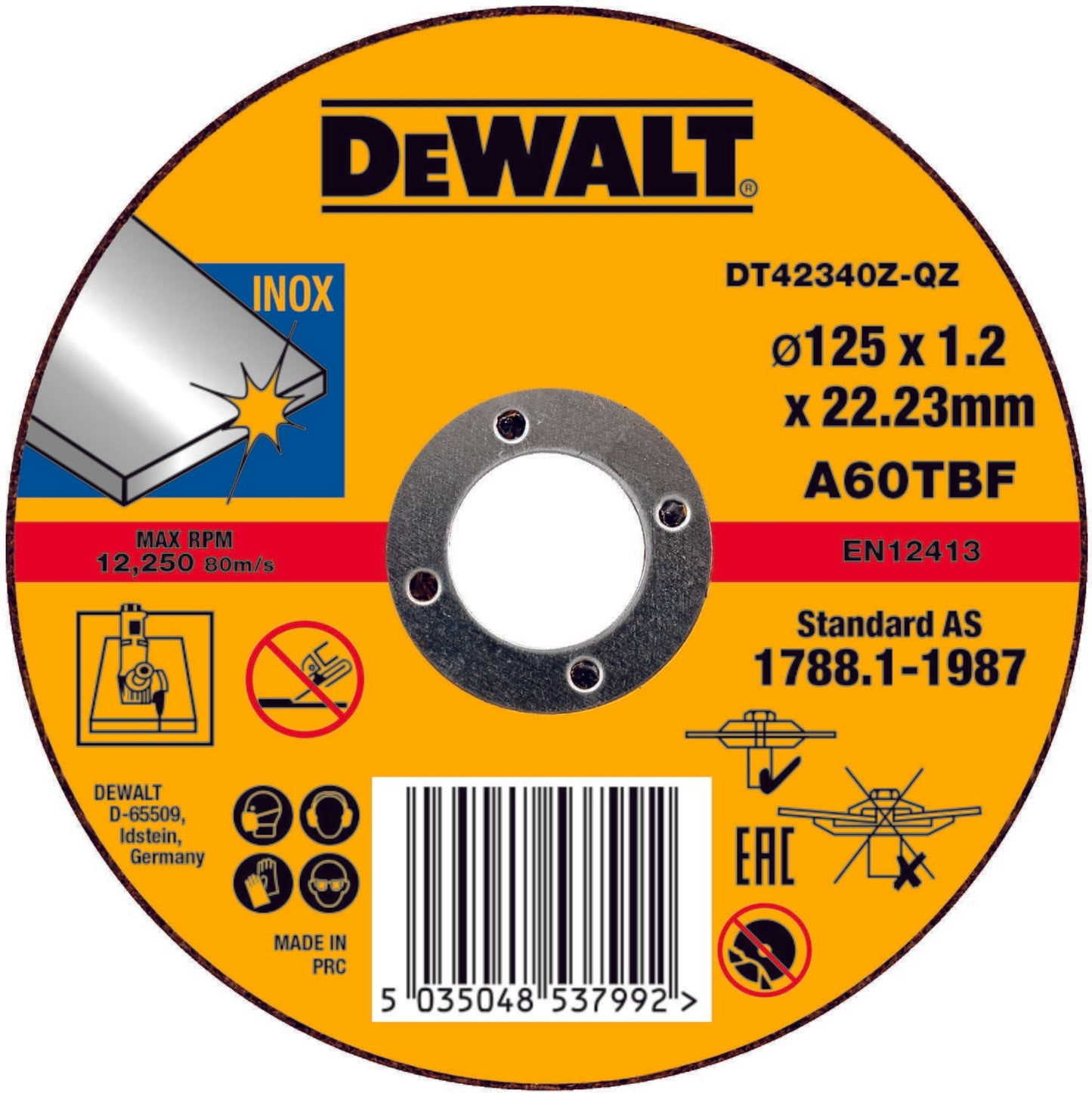 Dewalt DT42340Z-QZ Trennscheibe