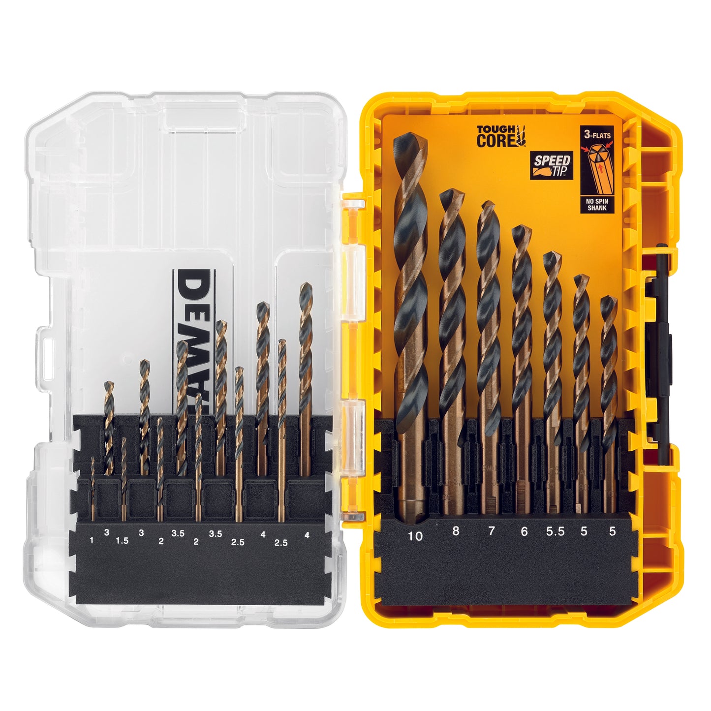 Metallbohrer-Set 19-tlg. HSS-G