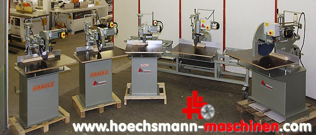 Kapp- und Zugsägen, Ablängkreissägen und Gehrungskreissägen