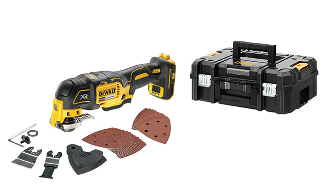 DeWalt Akku Multitool dcs355n Set mit Zubehör