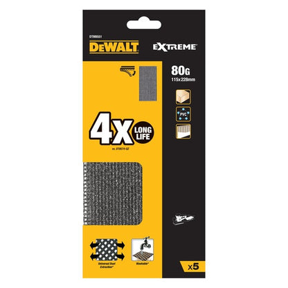 Verpackung von Dewalt-DTM8551-Schleifgitter