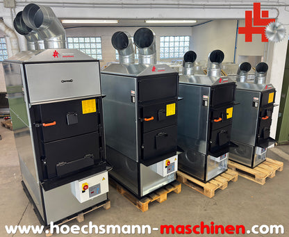 Fabbri F28CV, F55CV, F85Cv und F120CV Warmluftöfen aufgereiht nebeneinander im Lager bei höchsmann maschinen GmbH in Langen