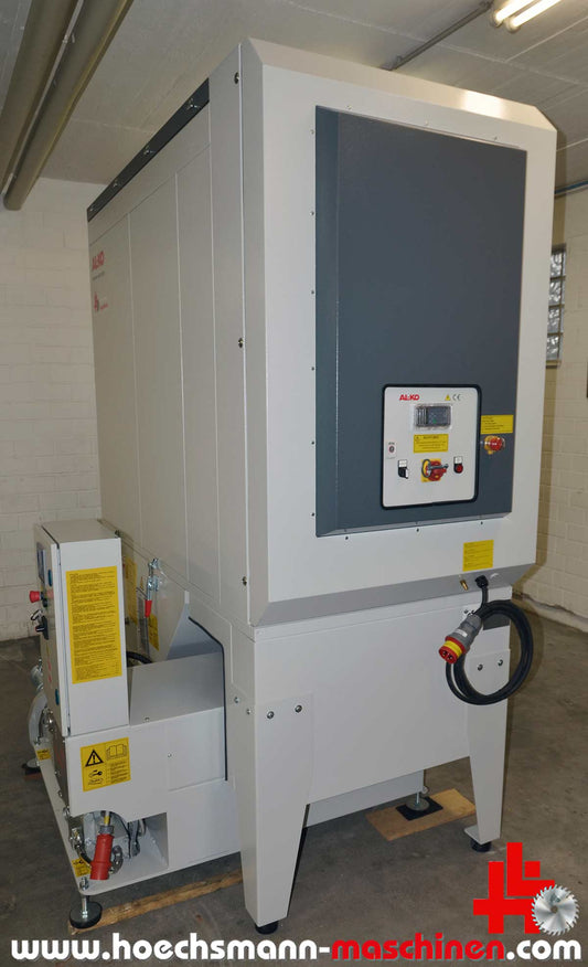 ALKO Entstauber APU 250P mit Prodeco Brikettpresse E 55 Vertical