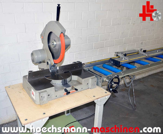 Elumatec Kappsäge MGS 72/30 mit Rollenbahn MMS 200