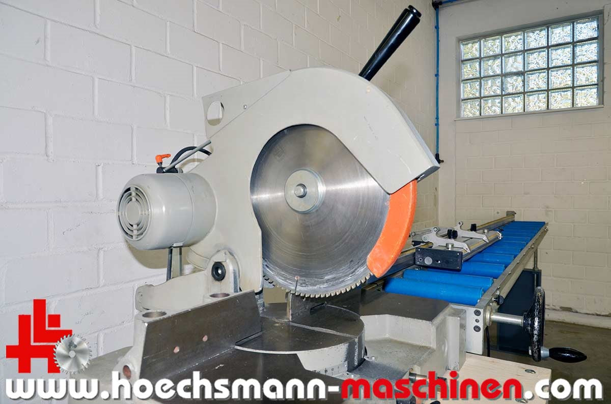 Elumatec Kappsäge MGS 72/30 mit Rollenbahn MMS 200