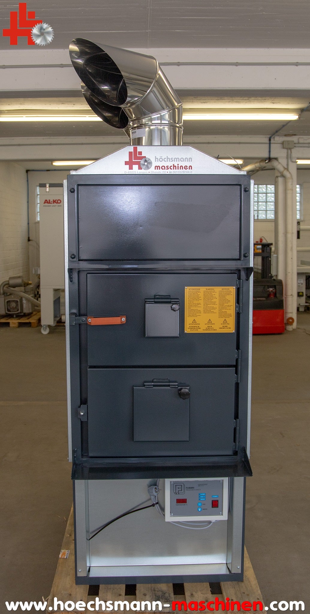 Fabbri F55CV Pro Version - Warmluftofen Werkstattofen gemäß BImSchV