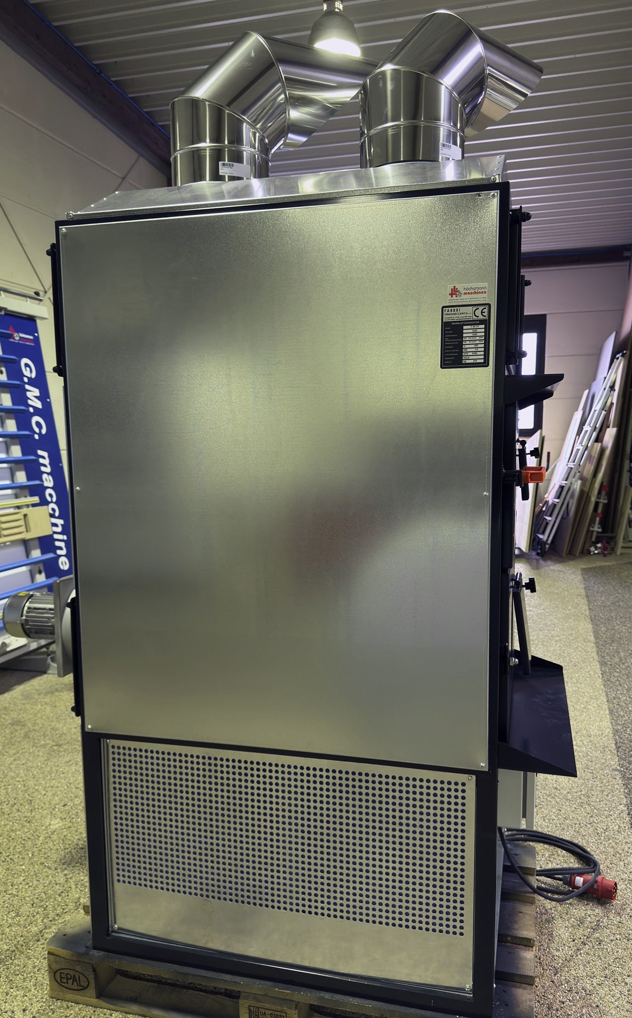 Fabbri F85CV Pro Version - Warmluftofen Werkstattofen gemäß BImSchV