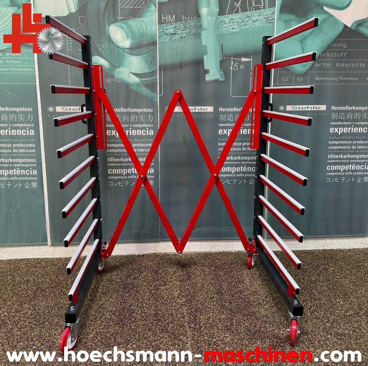 Lacktrockenwagen Tragarmwagen 10 W